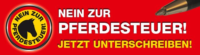 Petition Nordfriesland gegen die Pferdesteuer